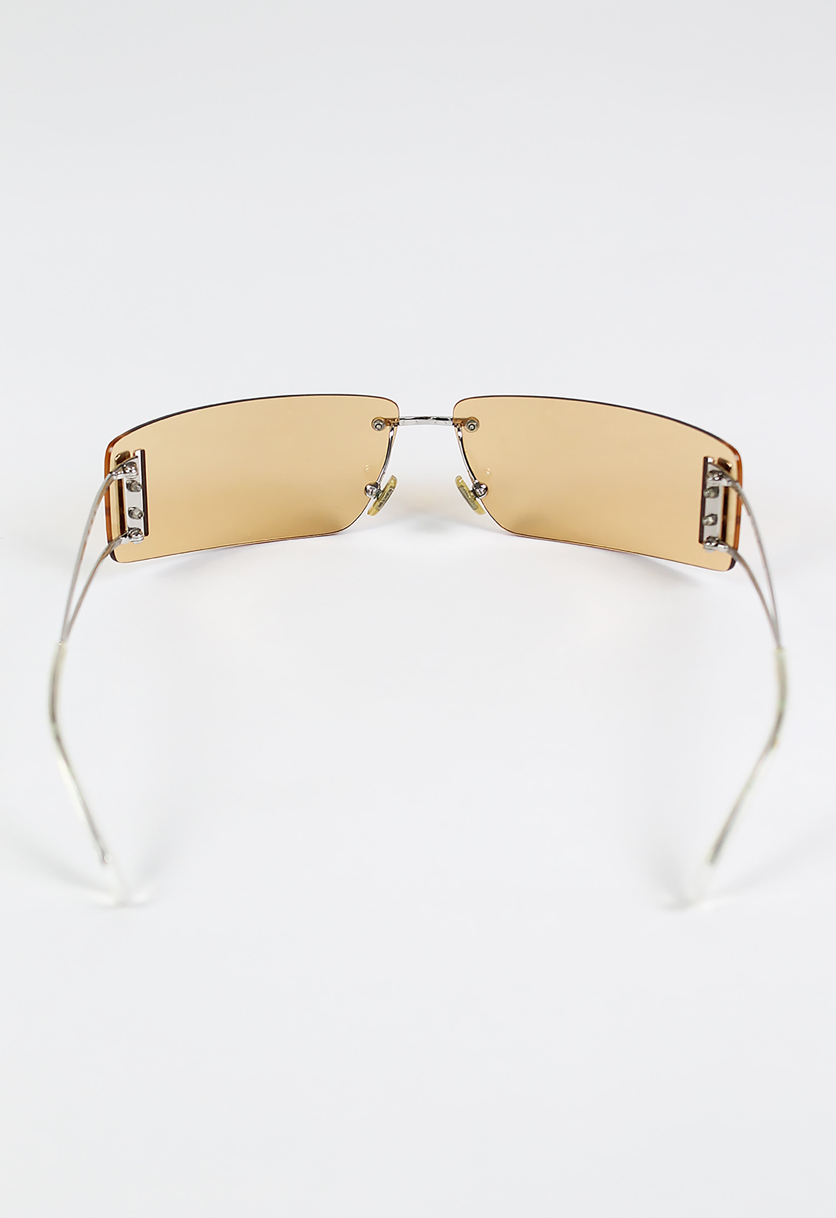 MIU MIU FW 2002 TINTED WRAPAROUND RECTANGULAR SUNGLASSES
