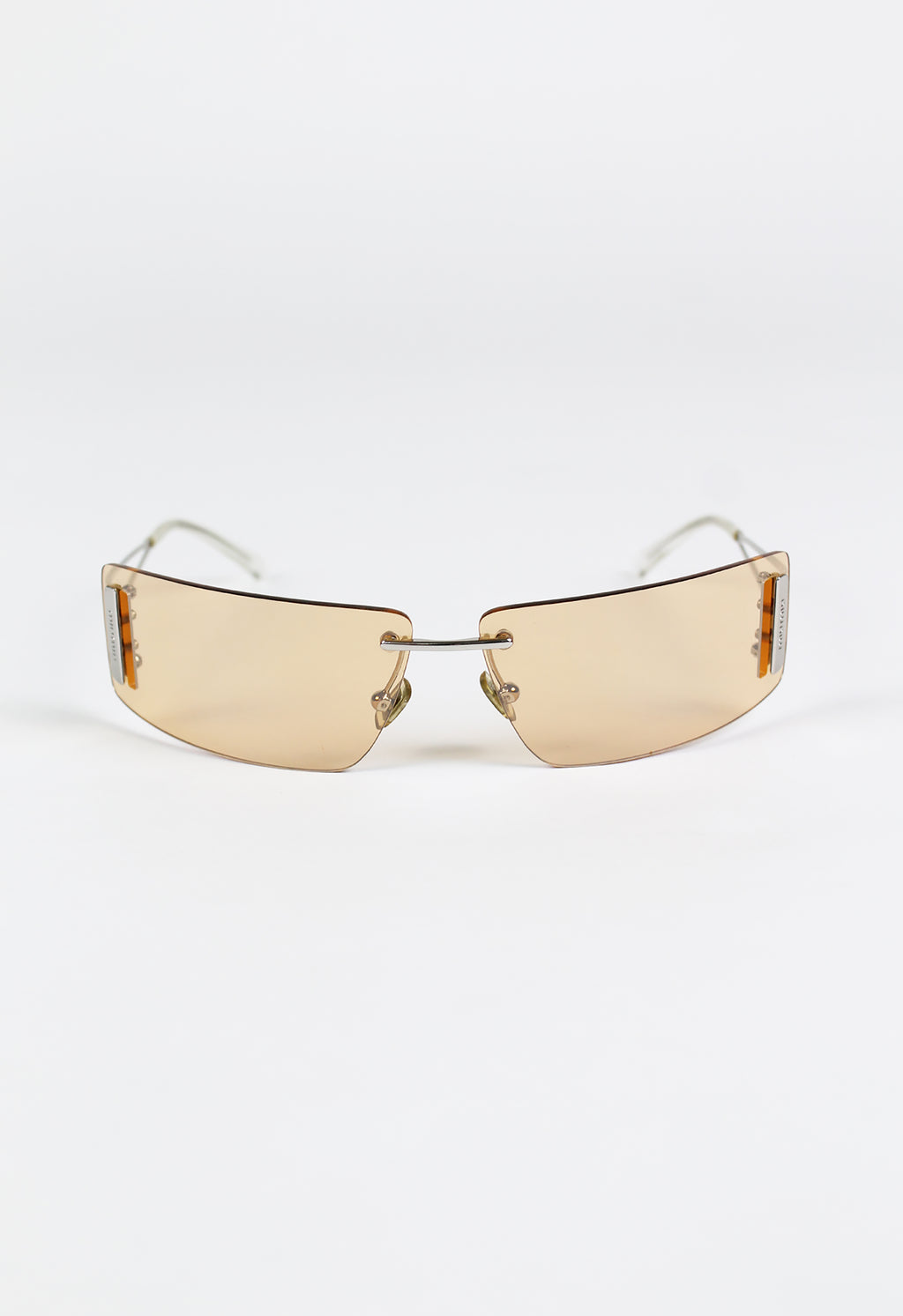 MIU MIU FW 2002 TINTED WRAPAROUND RECTANGULAR SUNGLASSES