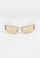 MIU MIU FW 2002 TINTED WRAPAROUND RECTANGULAR SUNGLASSES