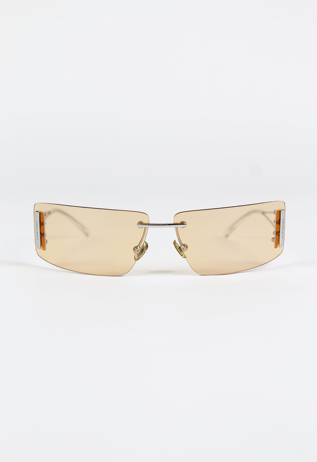 MIU MIU FW 2002 TINTED WRAPAROUND RECTANGULAR SUNGLASSES