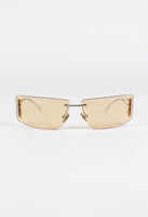 MIU MIU FW 2002 TINTED WRAPAROUND RECTANGULAR SUNGLASSES