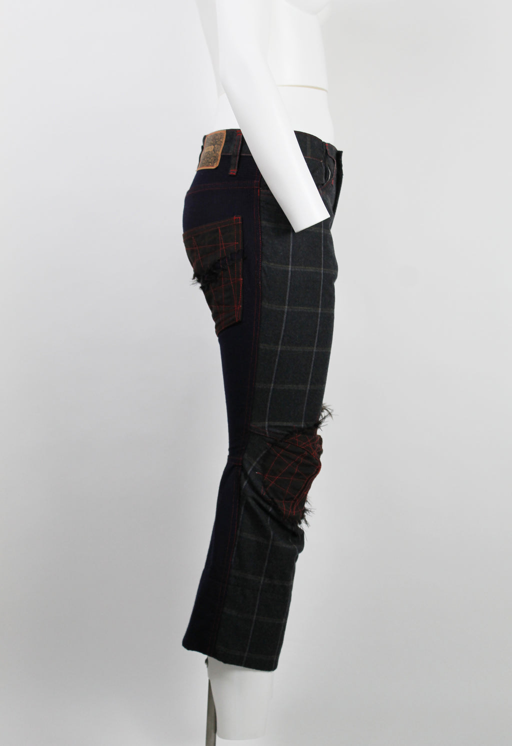 CHRISTOPHER NEMETH RECONSTRUCTED 3D PATCHWORK TROUSERS
