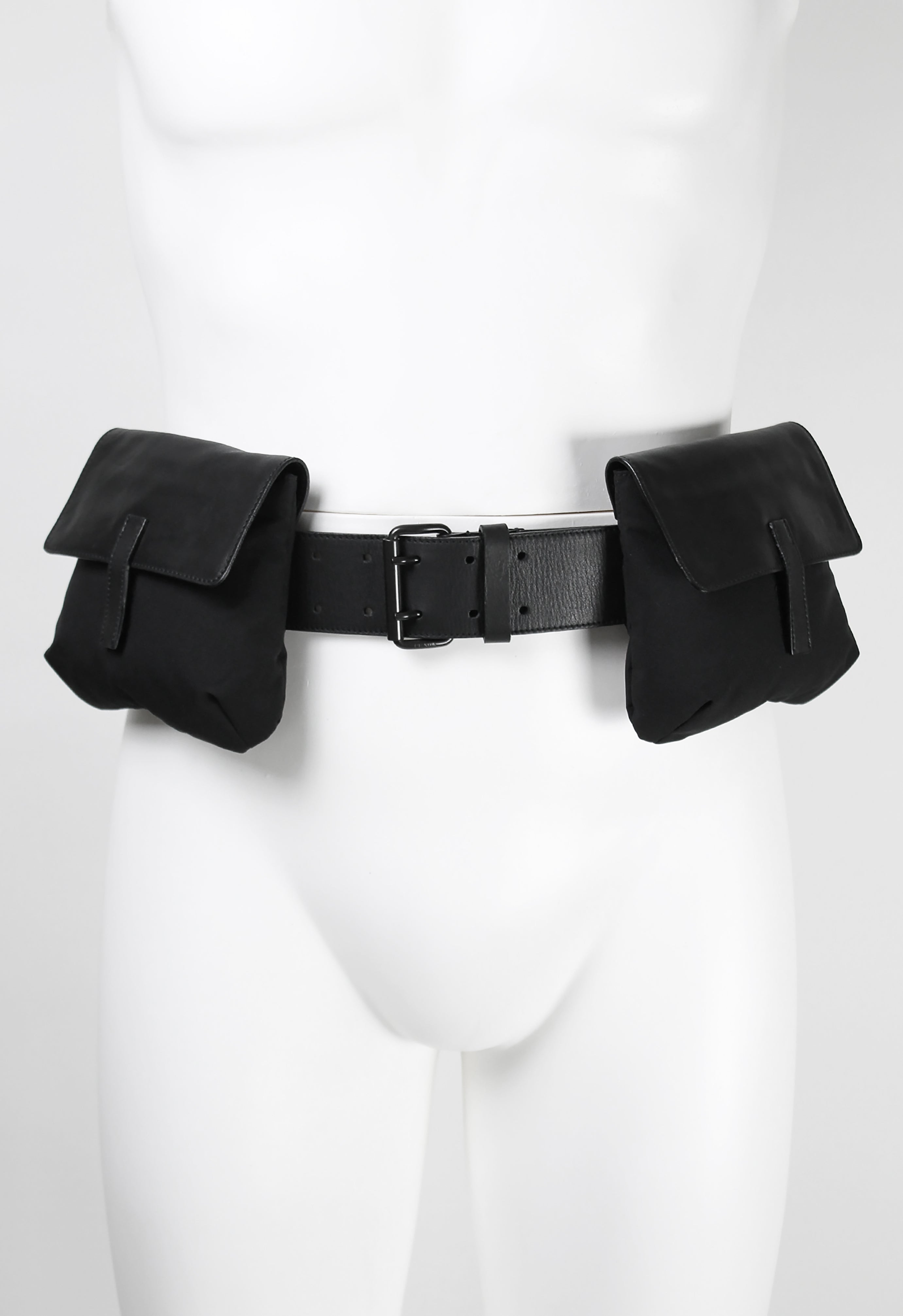 Prada pouch online belt