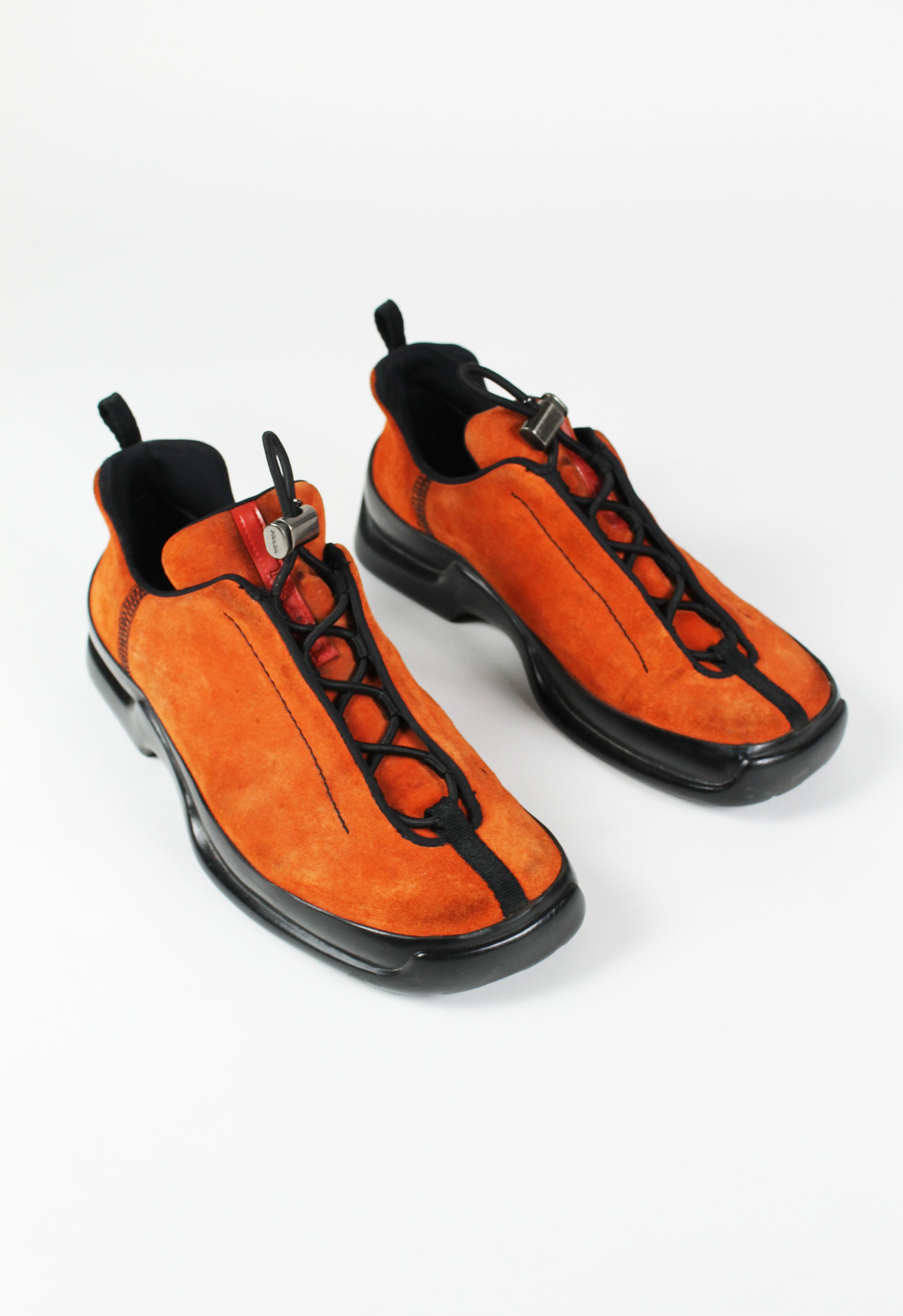 PRADA FW 1999 ORANGE SUEDE TRAINERS – THE 543