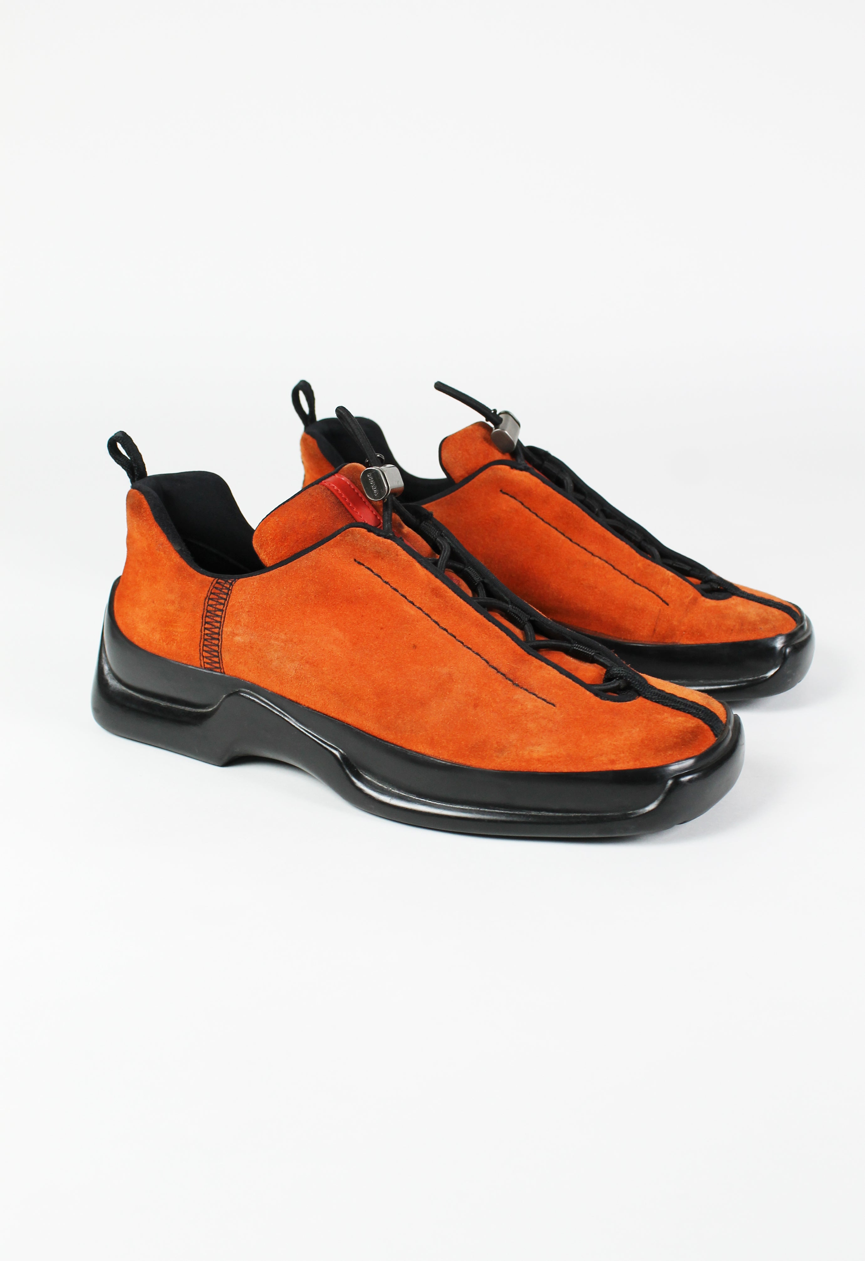 PRADA FW 1999 ORANGE SUEDE TRAINERS – THE 543