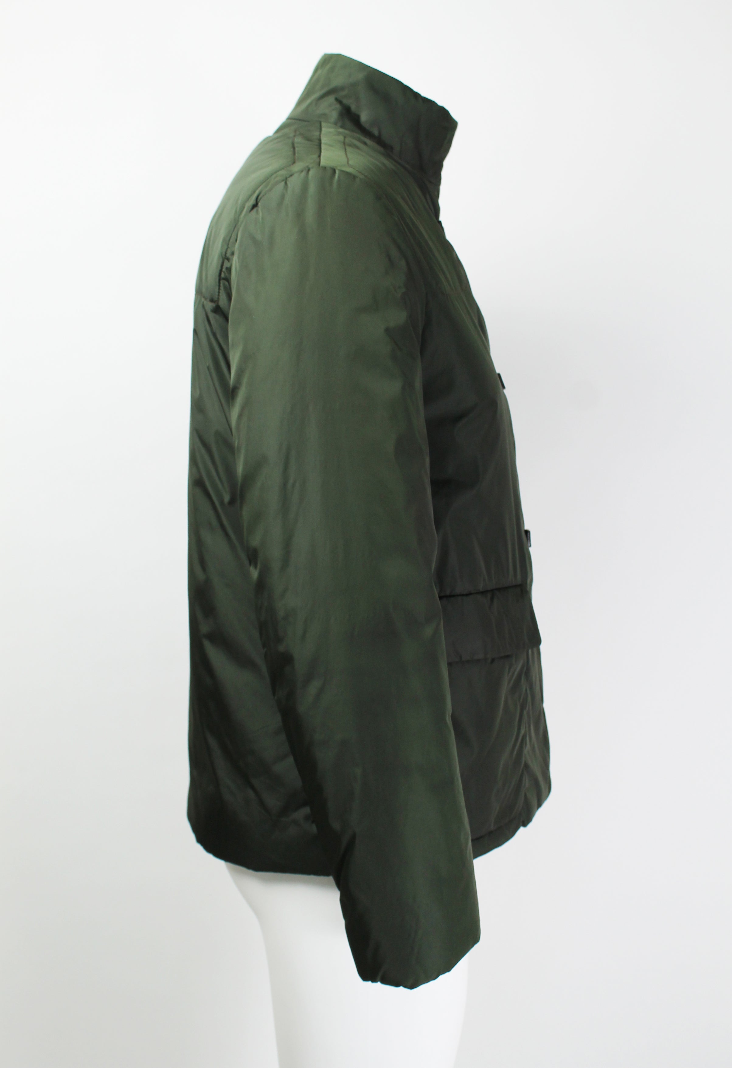 PRADA FW 1999 PADDED JACKET WITH LEATHER STRAPS