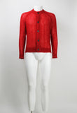 PRADA FW 2019 RED MOHAIR CARDIGAN