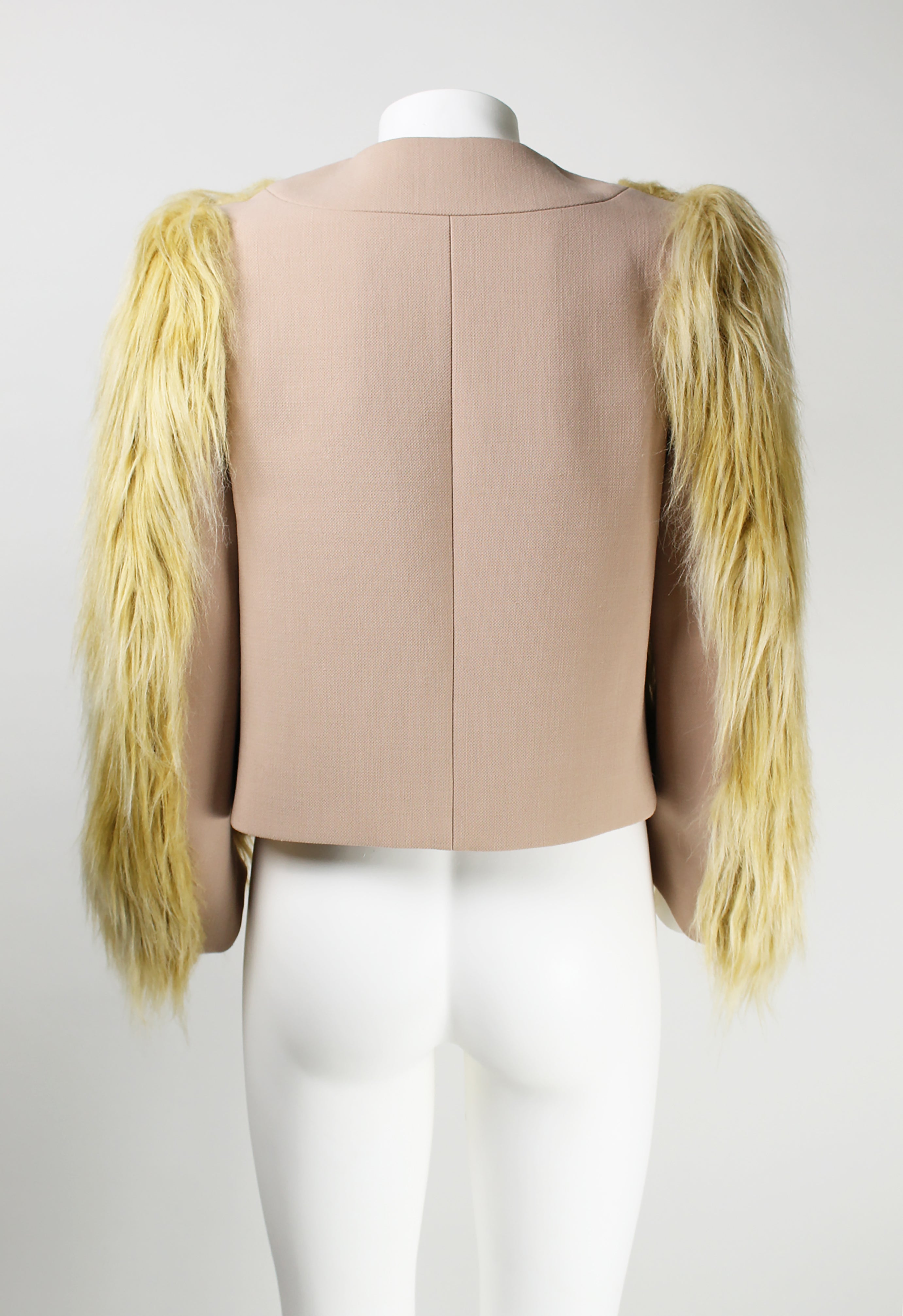 PRADA FW 2011 FAUX FUR JACKET