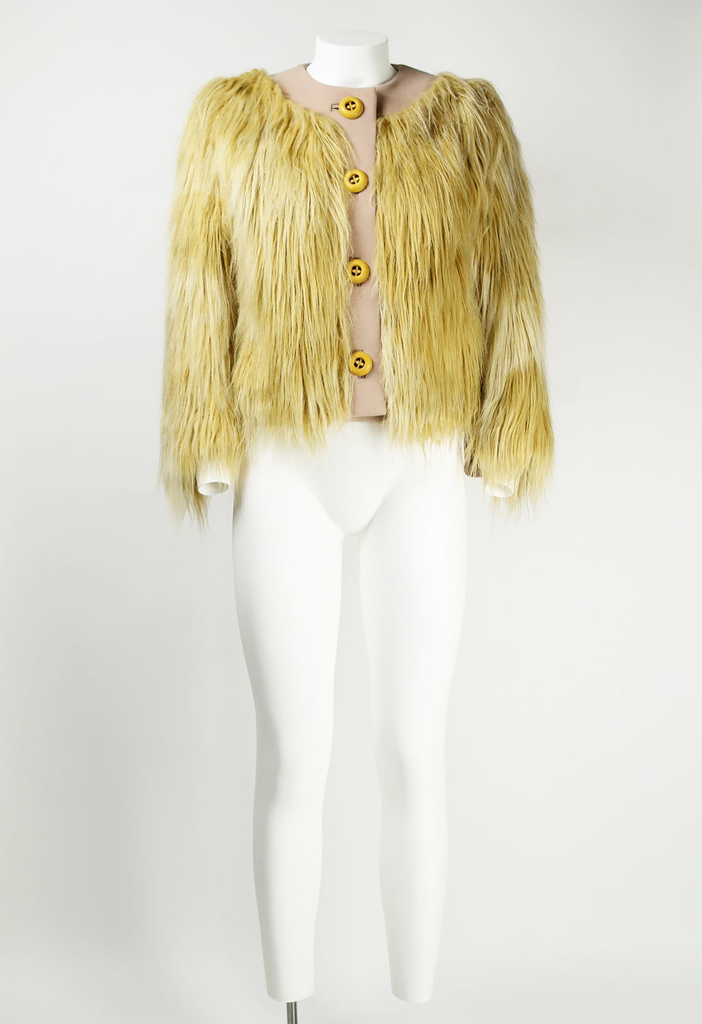 PRADA FW 2011 FAUX FUR JACKET