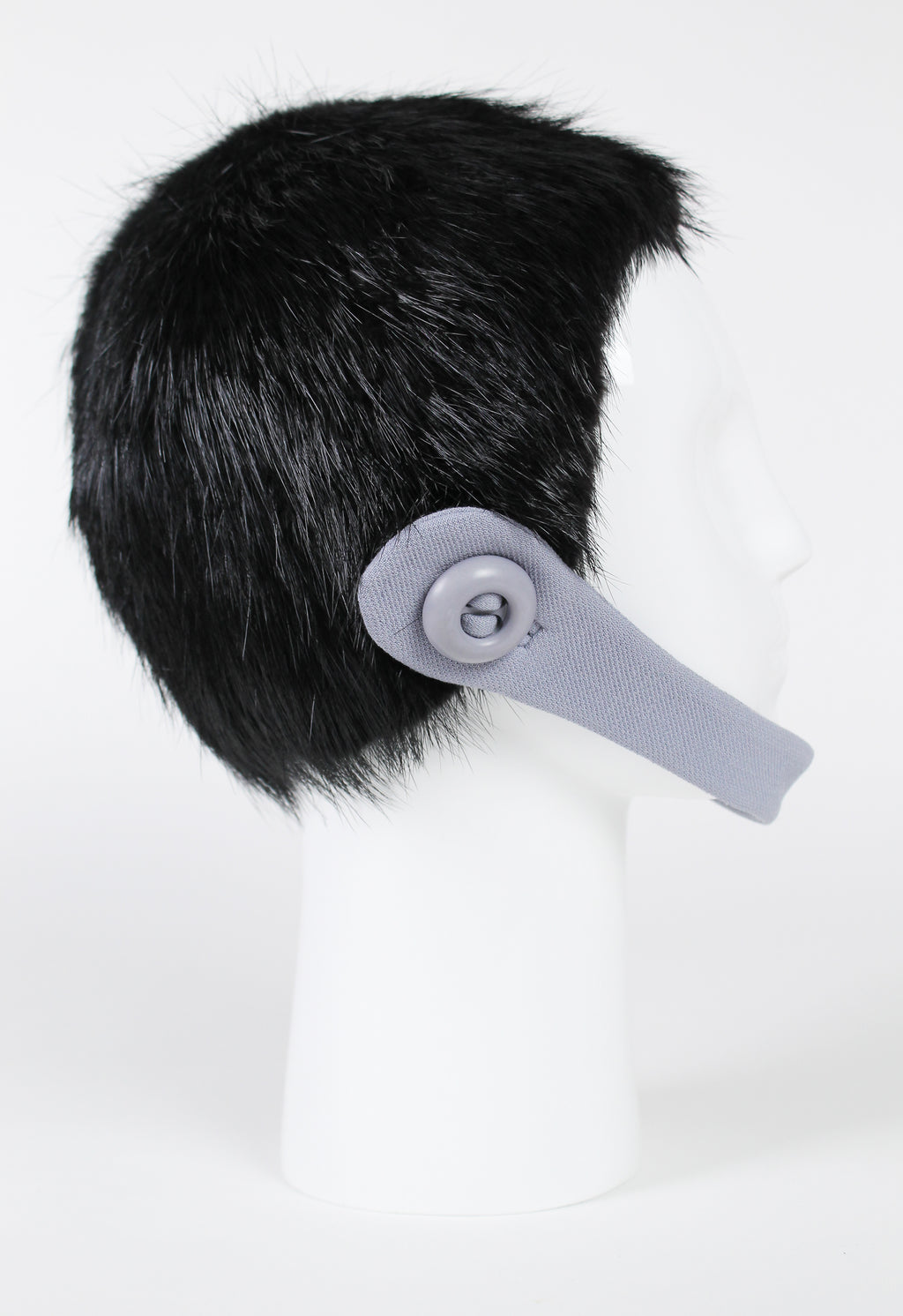 PRADA FW 2011 RUNWAY FUR HELMET HAT