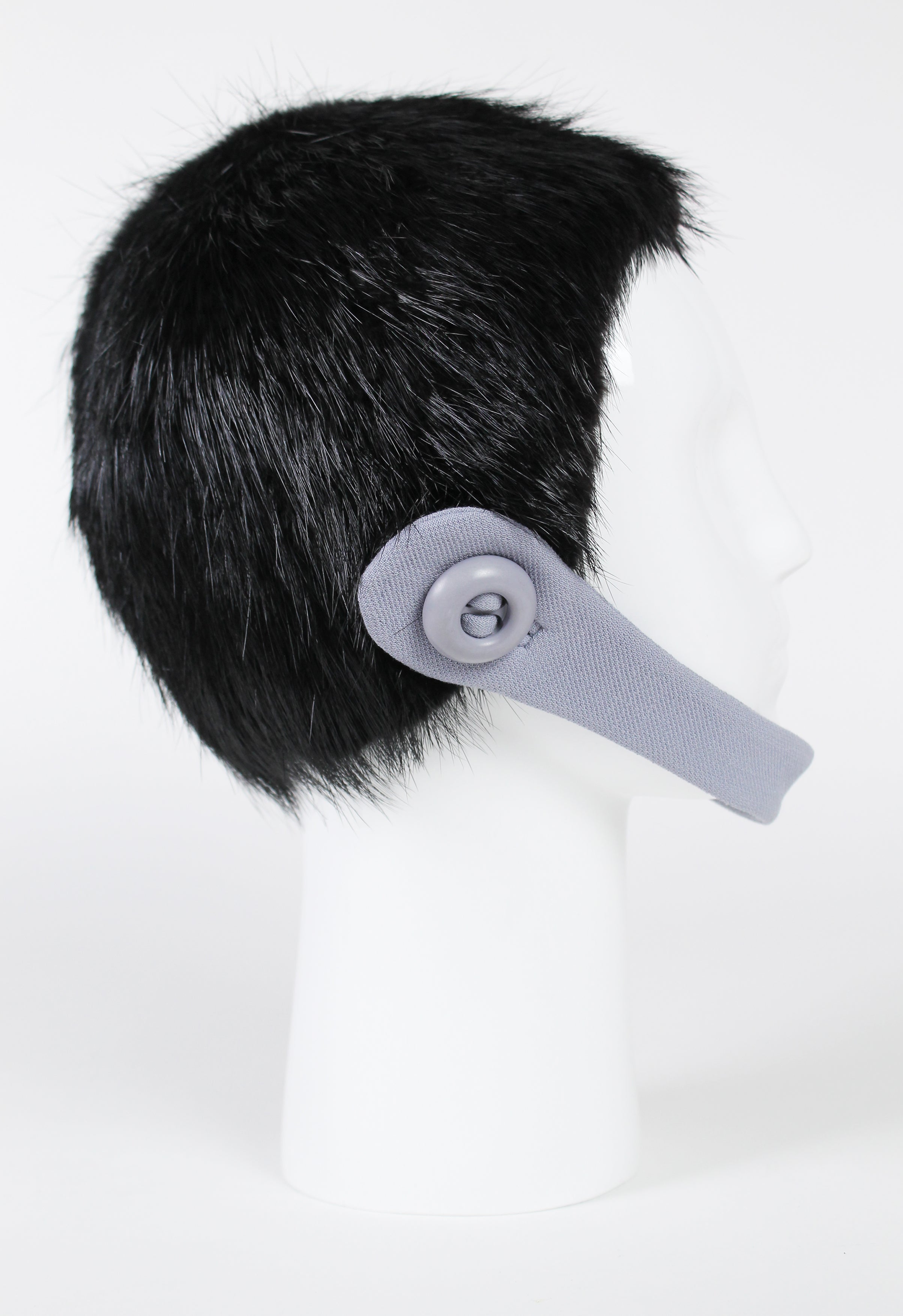 PRADA FW 2011 RUNWAY FUR HELMET HAT