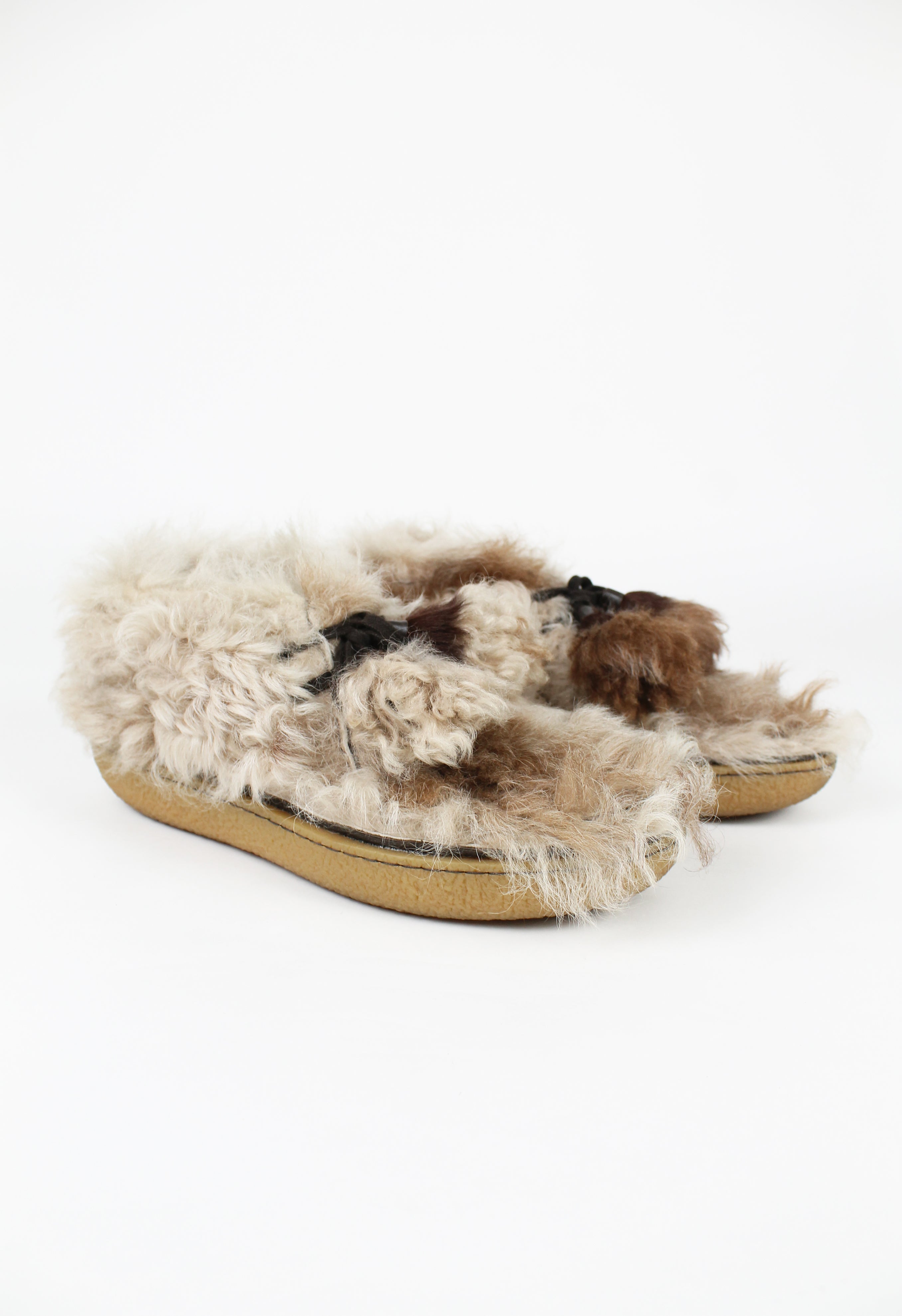 PRADA FW 2017 FUR CHUKKA BOOTS