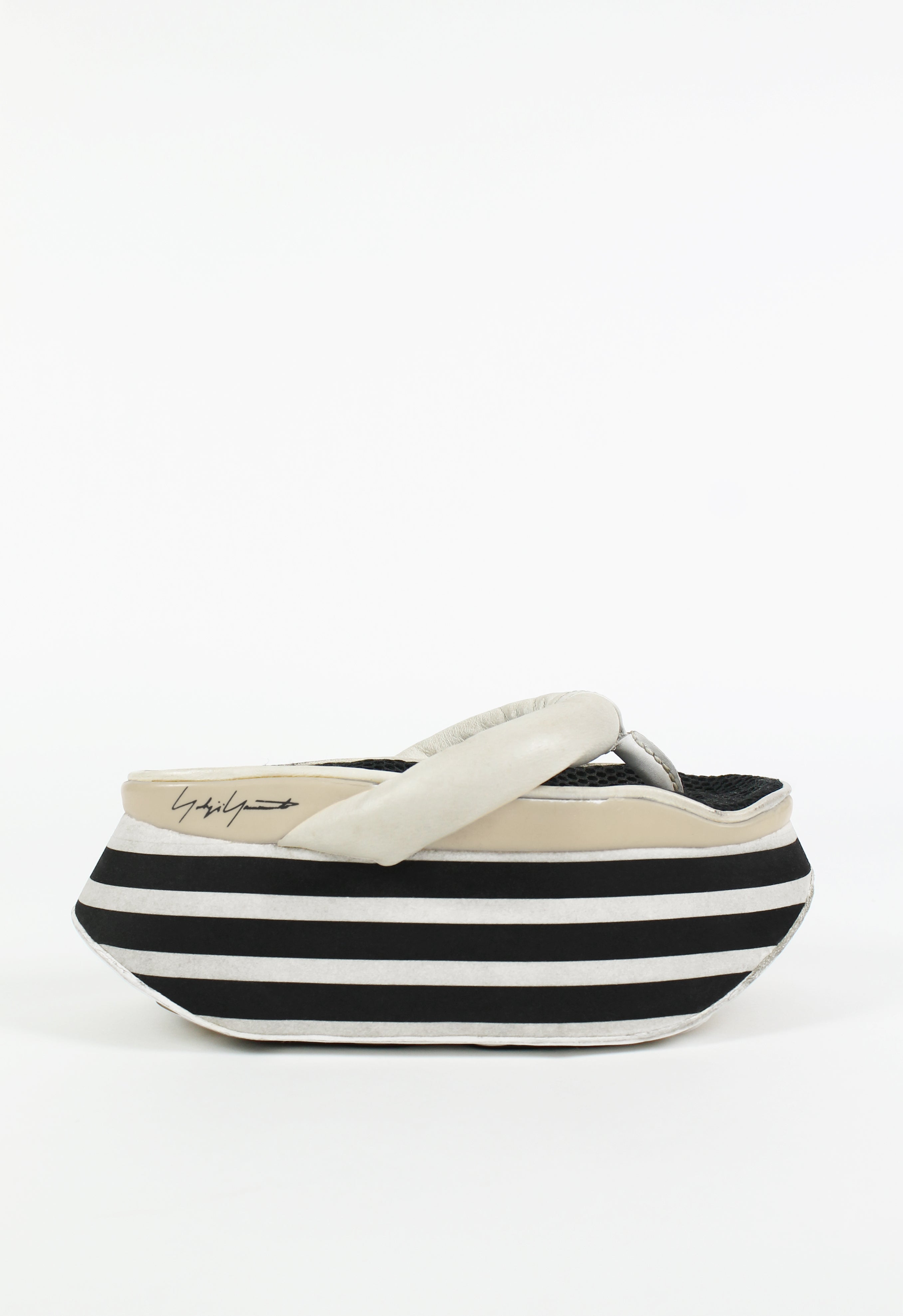 YOHJI YAMAMOTO X ADIDAS SS 2004 GEISHA PLATFORM SANDALS