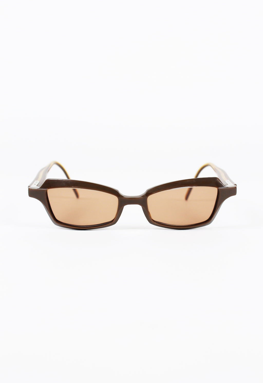 YOHJI YAMAMOTO 1990'S BROWN REVERSE SUNGLASSES