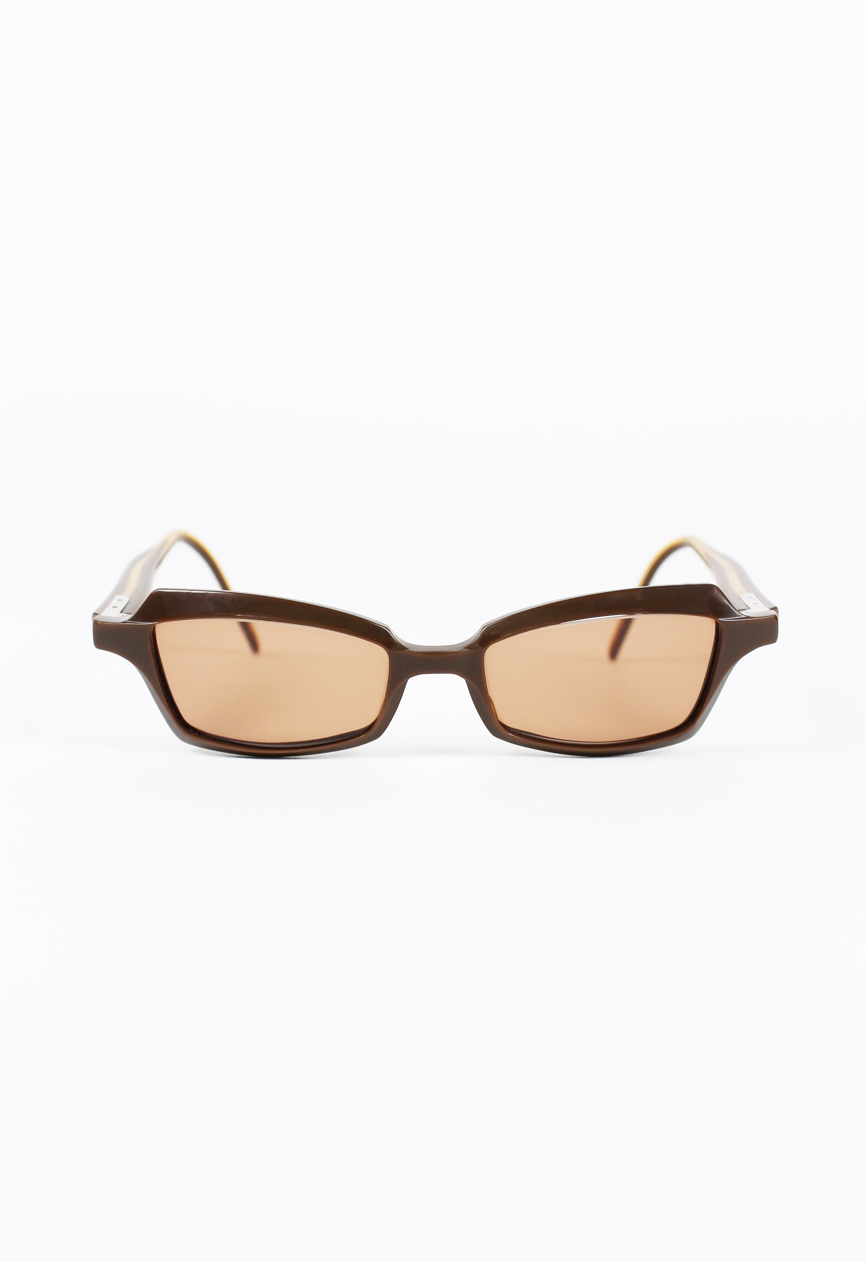 YOHJI YAMAMOTO 1990'S BROWN REVERSE SUNGLASSES