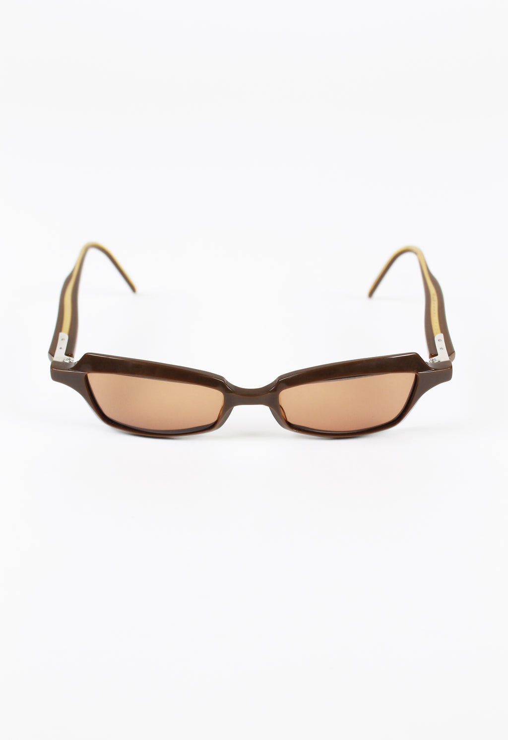 YOHJI YAMAMOTO 1990'S BROWN REVERSE SUNGLASSES