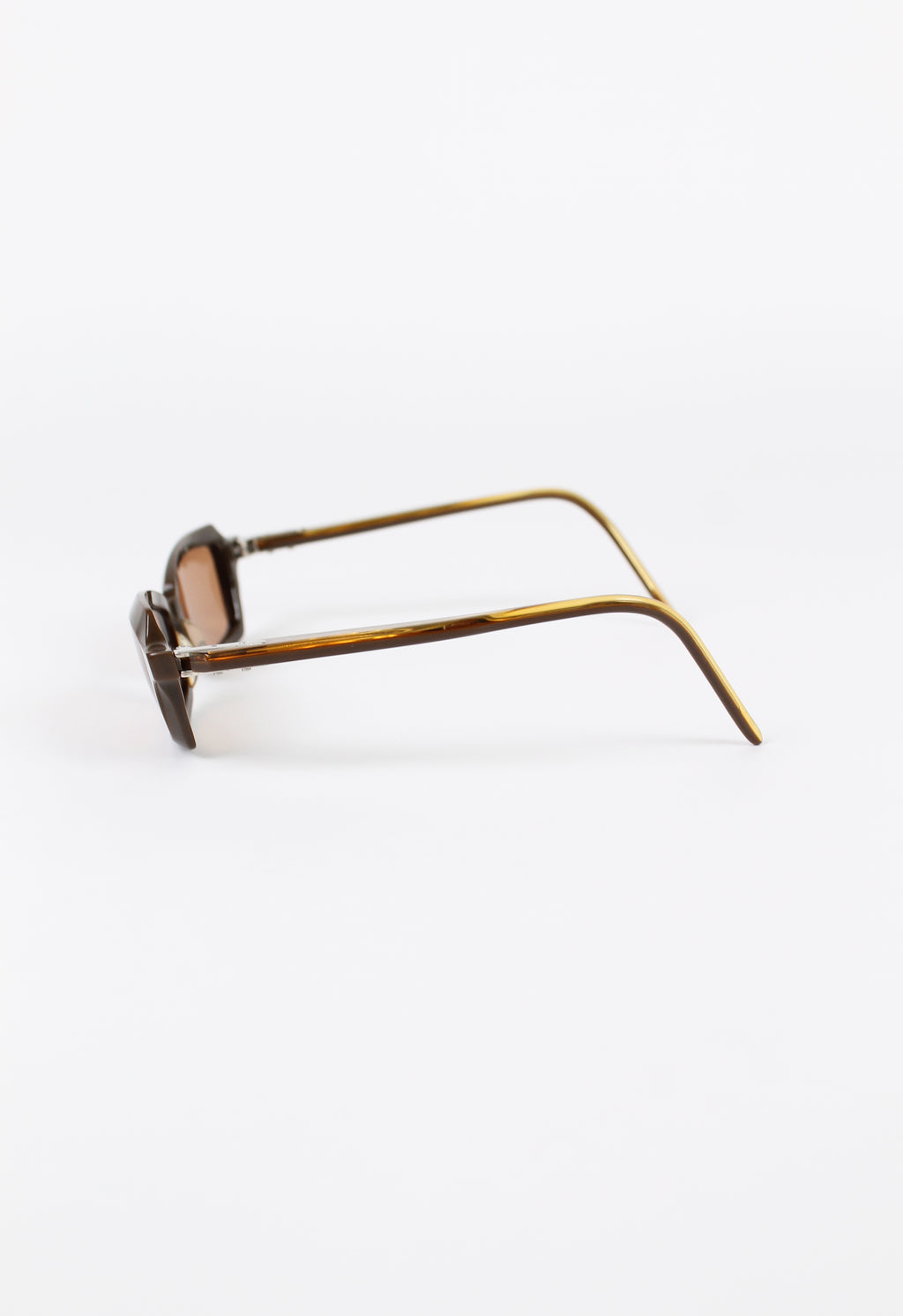YOHJI YAMAMOTO 1990'S BROWN REVERSE SUNGLASSES