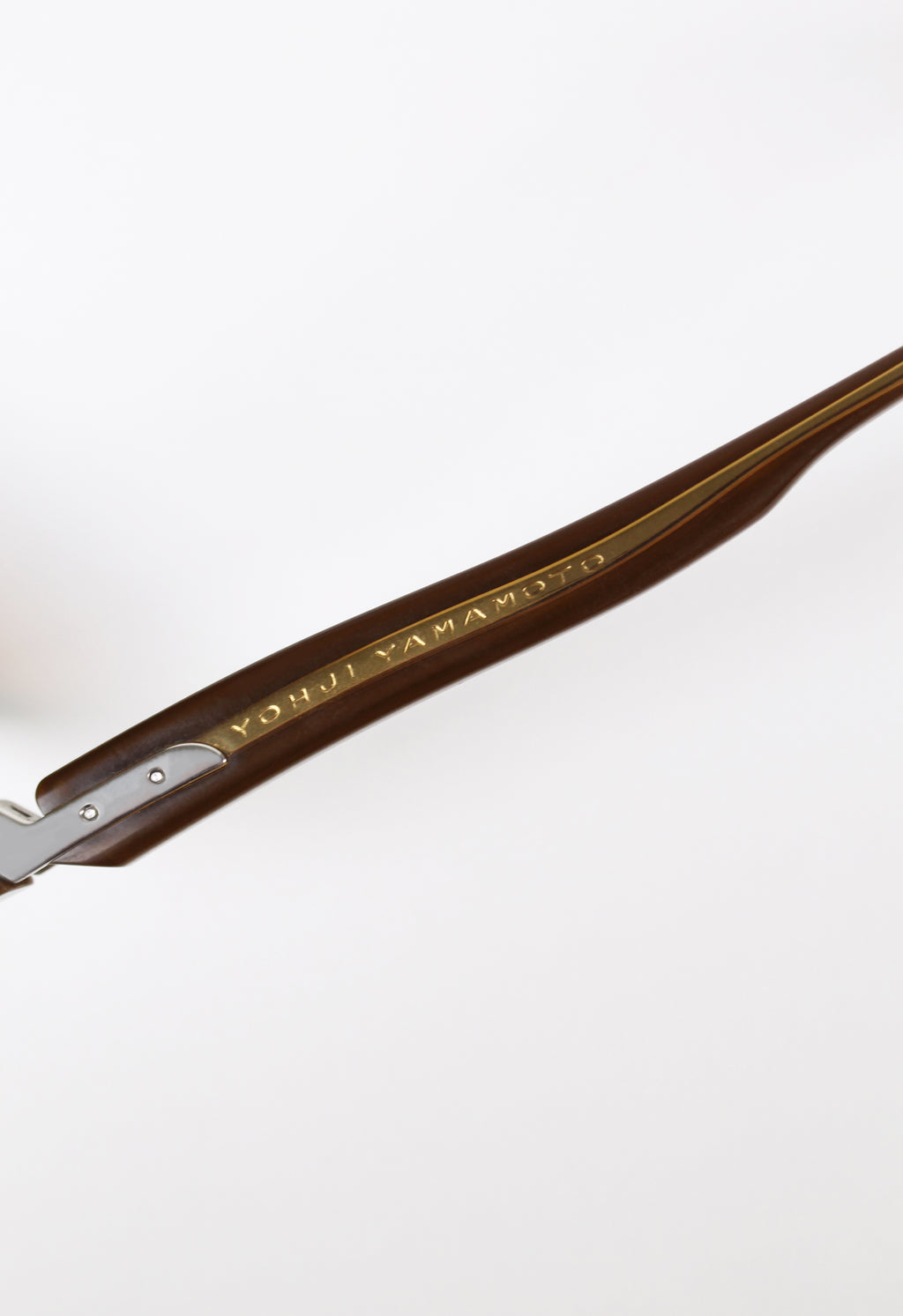 YOHJI YAMAMOTO 1990'S BROWN REVERSE SUNGLASSES