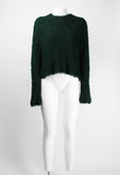 YOHJI YAMAMOTO FW 1997 FUZZY DARK GREEN JUMPER