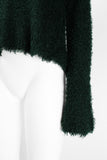 YOHJI YAMAMOTO FW 1997 FUZZY DARK GREEN JUMPER