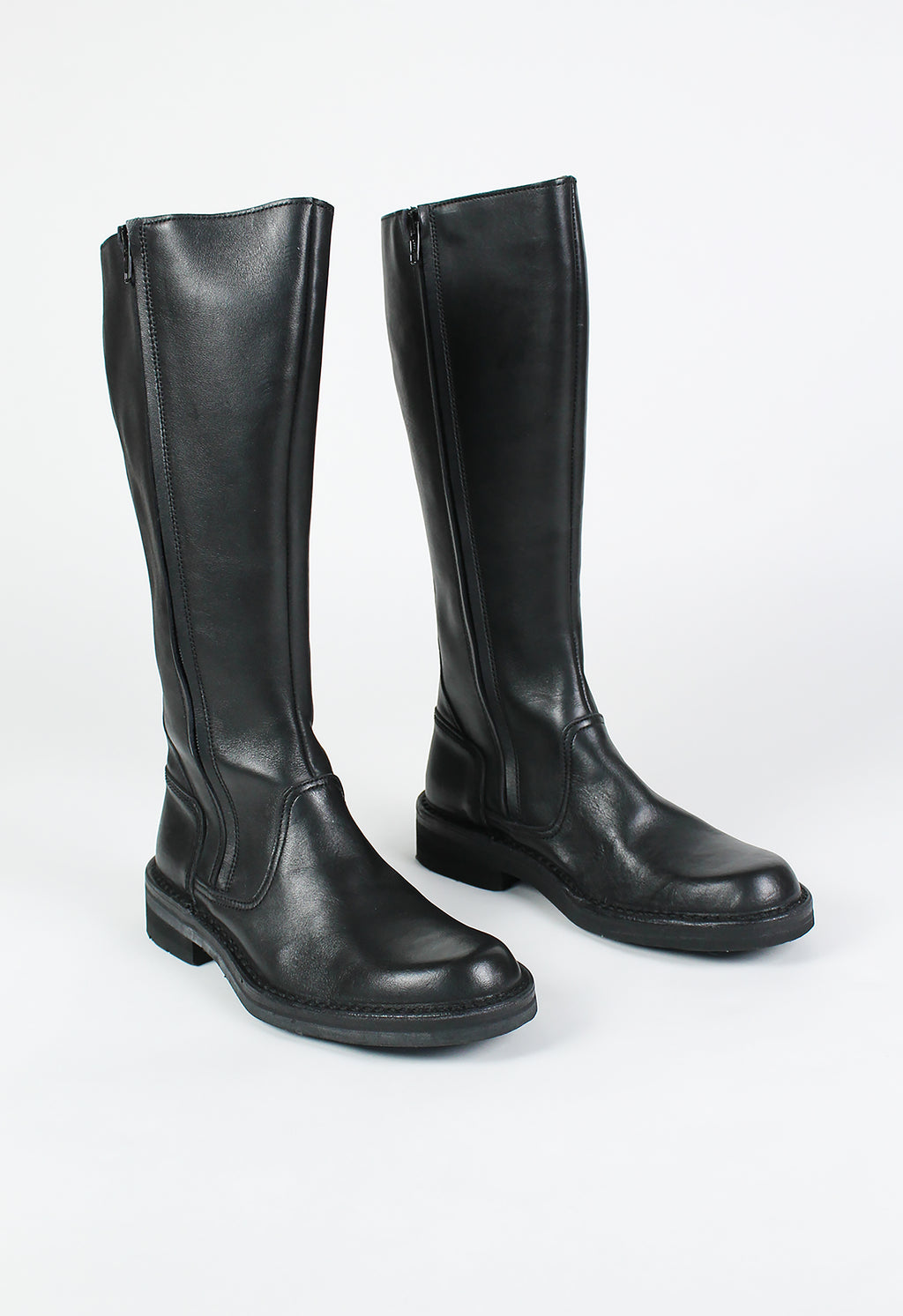 YOHJI YAMAMOTO DOUBLE ZIP RIDING BOOTS