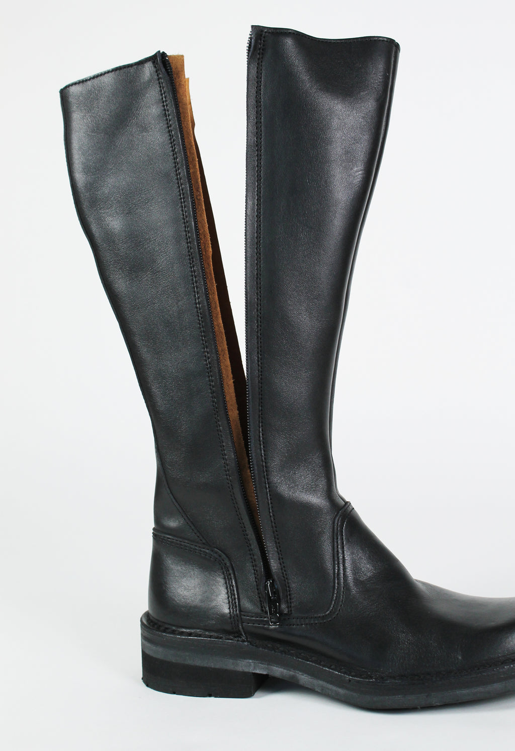 YOHJI YAMAMOTO DOUBLE ZIP RIDING BOOTS