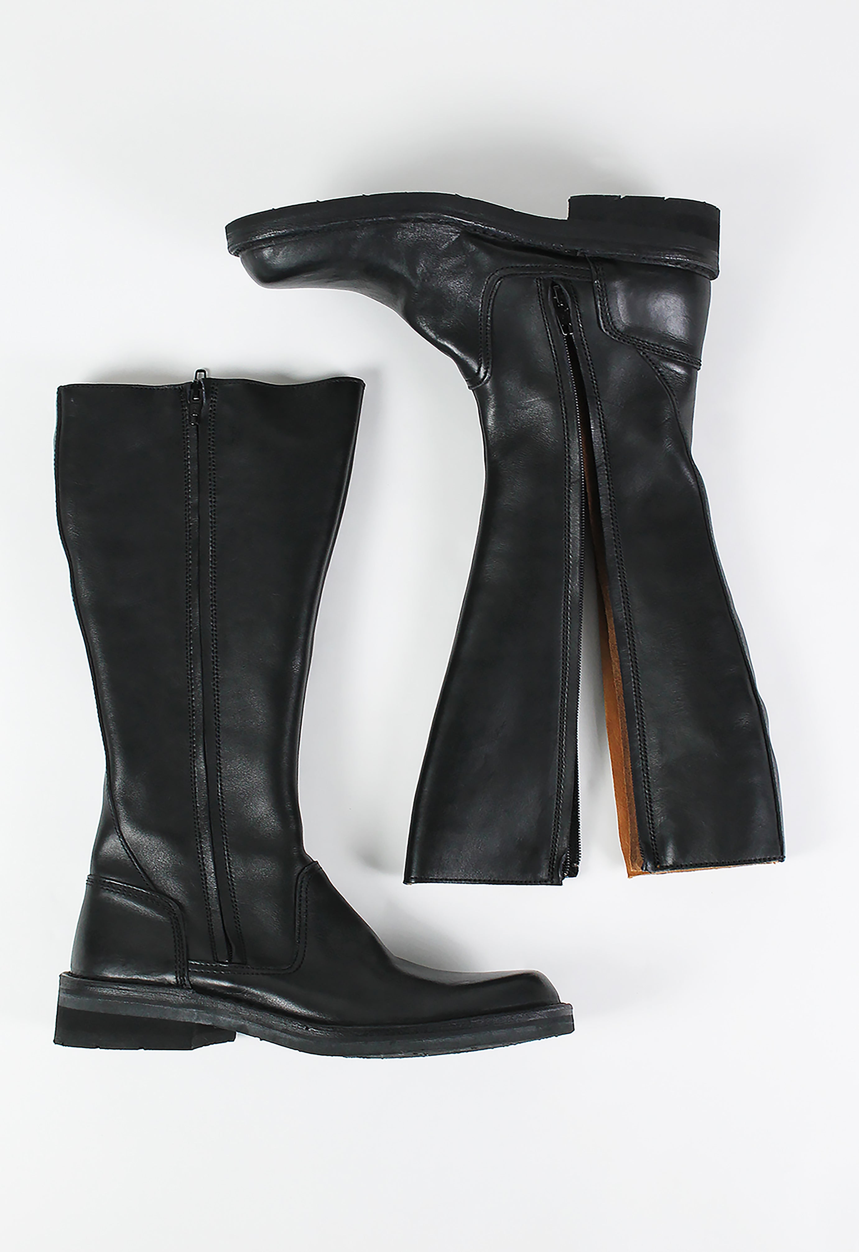 YOHJI YAMAMOTO DOUBLE ZIP RIDING BOOTS