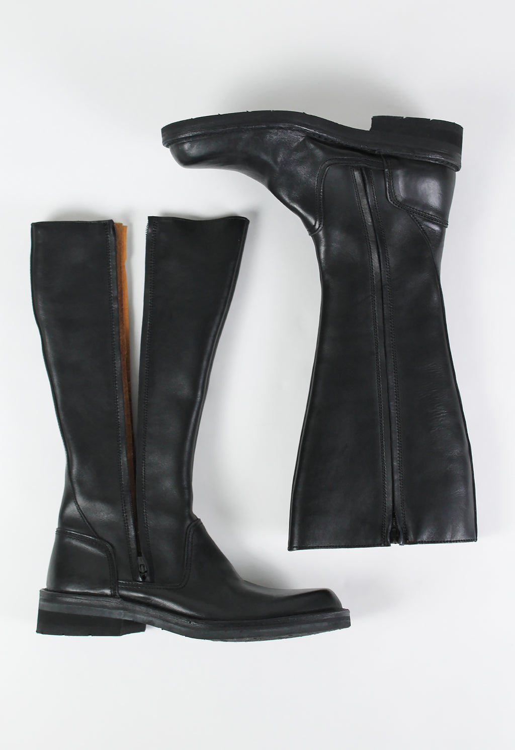 YOHJI YAMAMOTO DOUBLE ZIP RIDING BOOTS