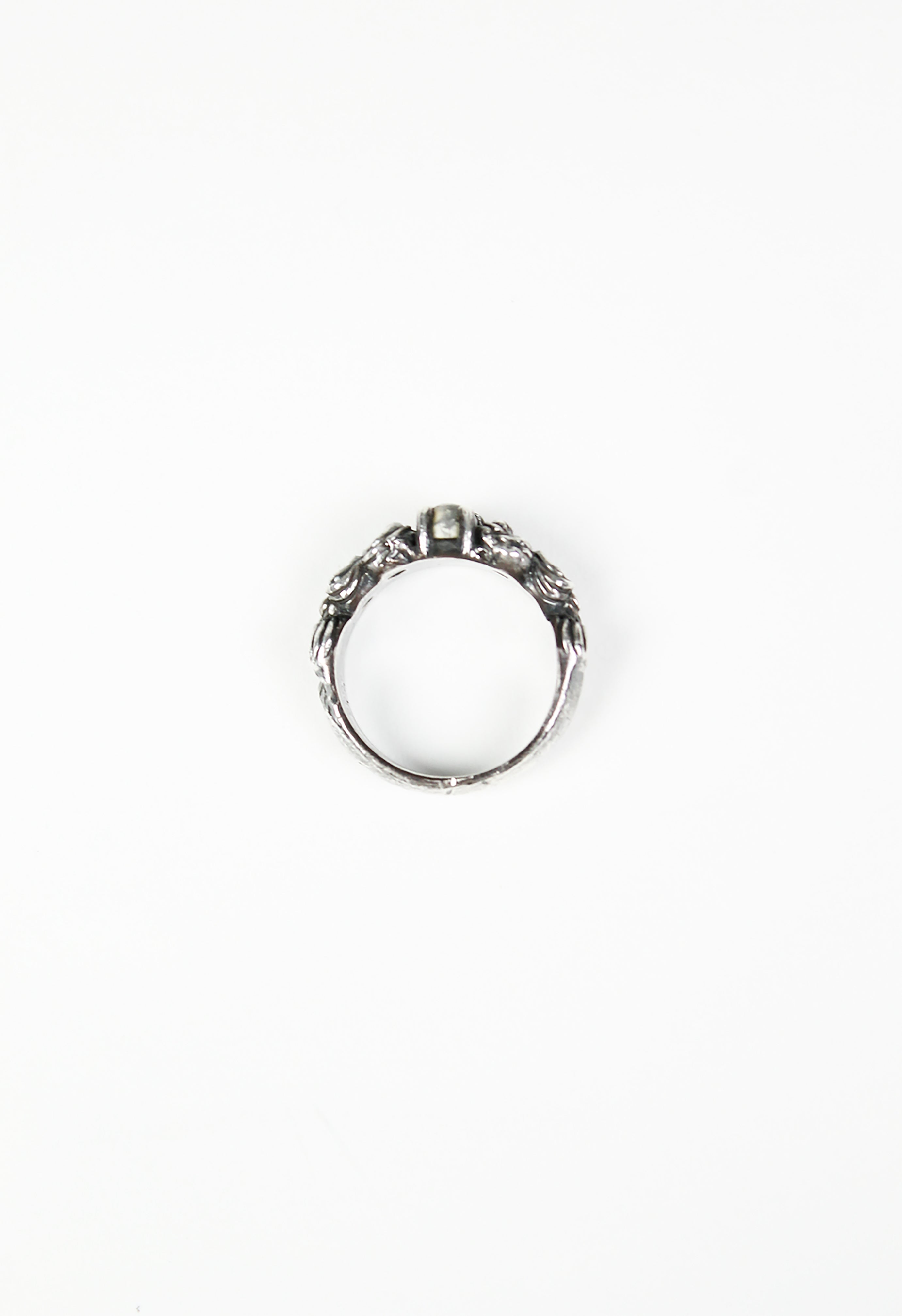 YOHJI YAMAMOTO Y'S 2007 CARVED STONE RING