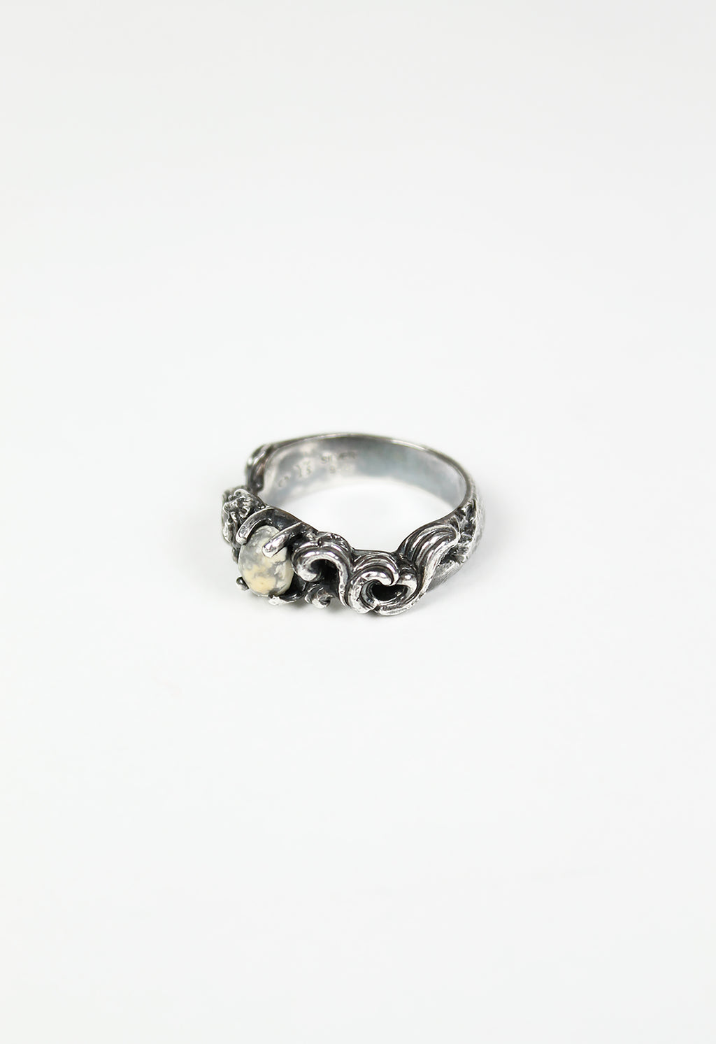 YOHJI YAMAMOTO Y'S 2007 CARVED STONE RING