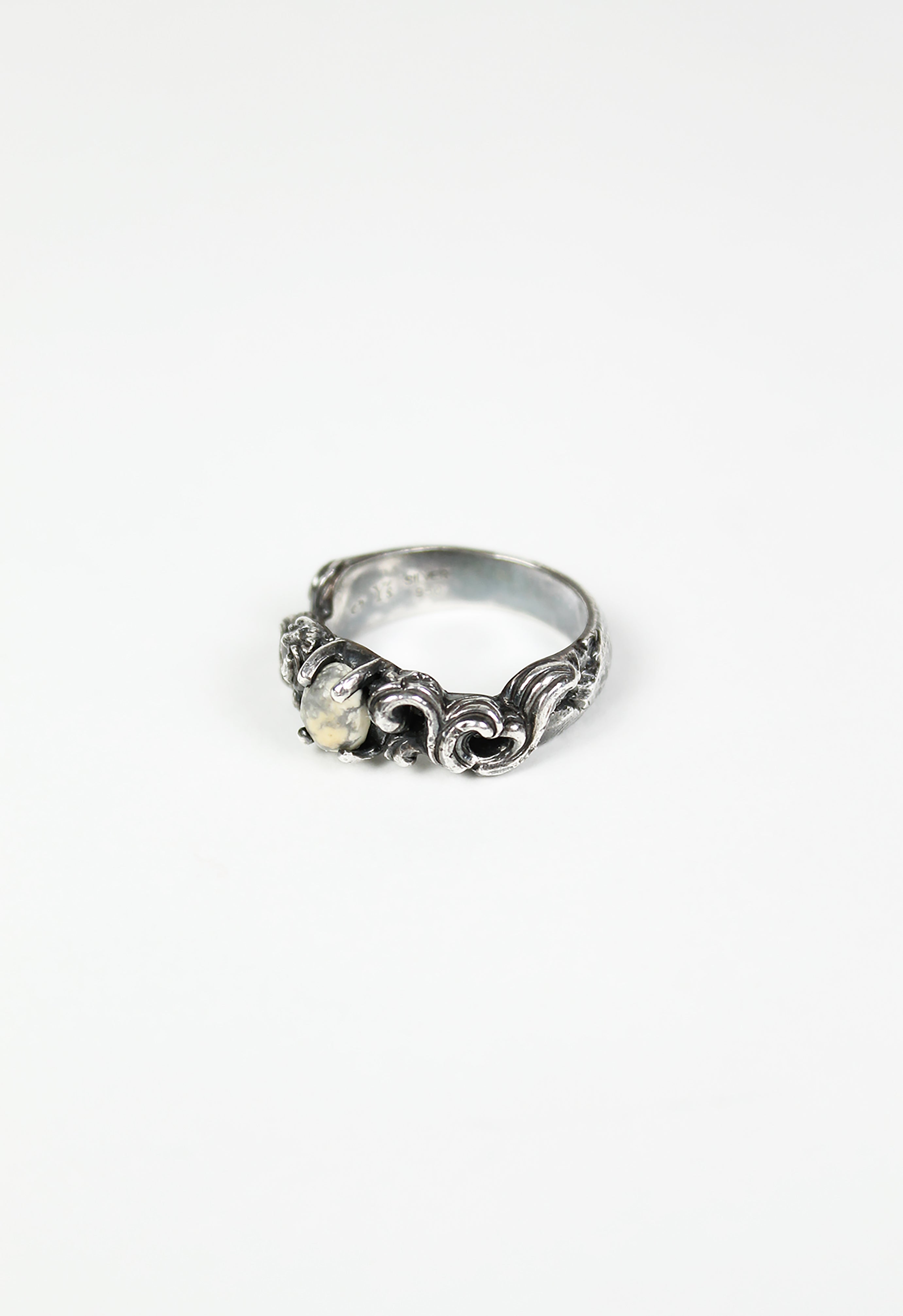 YOHJI YAMAMOTO Y'S 2007 CARVED STONE RING