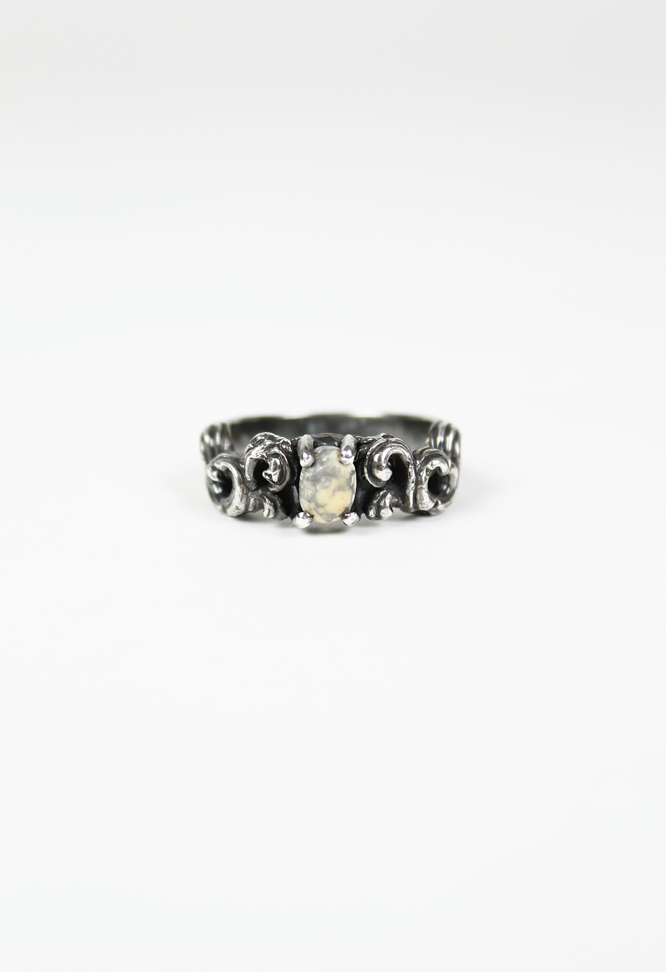 YOHJI YAMAMOTO Y'S 2007 CARVED STONE RING