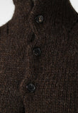 YOHJI YAMAMOTO Y'S FW 2002 BUTTON UP COLLAR WOOL KNIT JUMPER