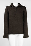 YOHJI YAMAMOTO Y'S FW 2002 BUTTON UP COLLAR WOOL KNIT JUMPER