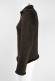 YOHJI YAMAMOTO Y'S FW 2002 BUTTON UP COLLAR WOOL KNIT JUMPER