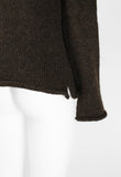 YOHJI YAMAMOTO Y'S FW 2002 BUTTON UP COLLAR WOOL KNIT JUMPER