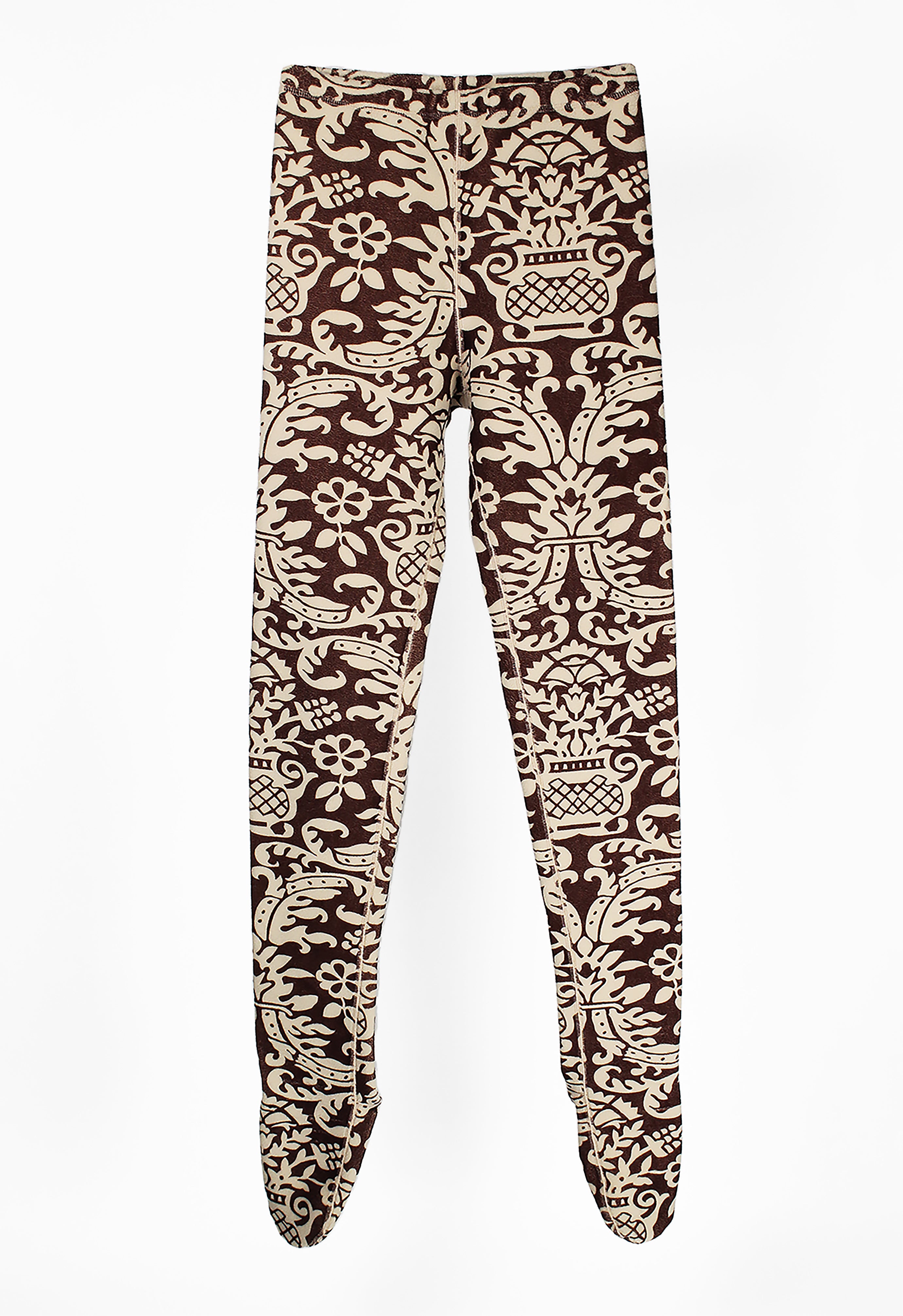COMME DES GARCONS FW 2009 PATTERNED FLEECE TIGHTS